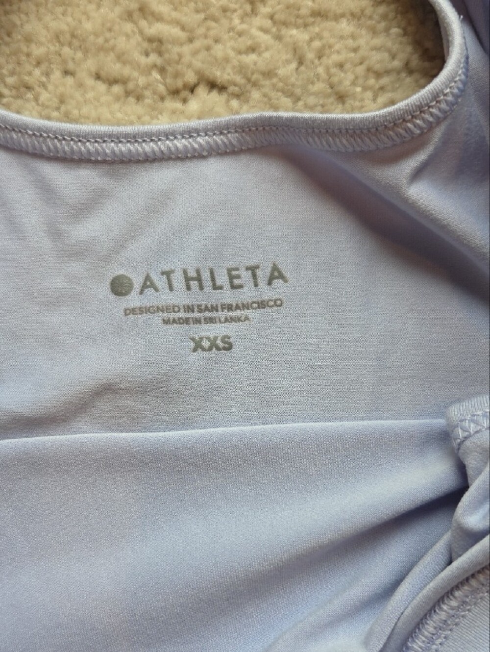 Athleta Light Lavender Racerback Performance Tank - Picture 2 of 5